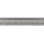 A long strip of white marble with black background